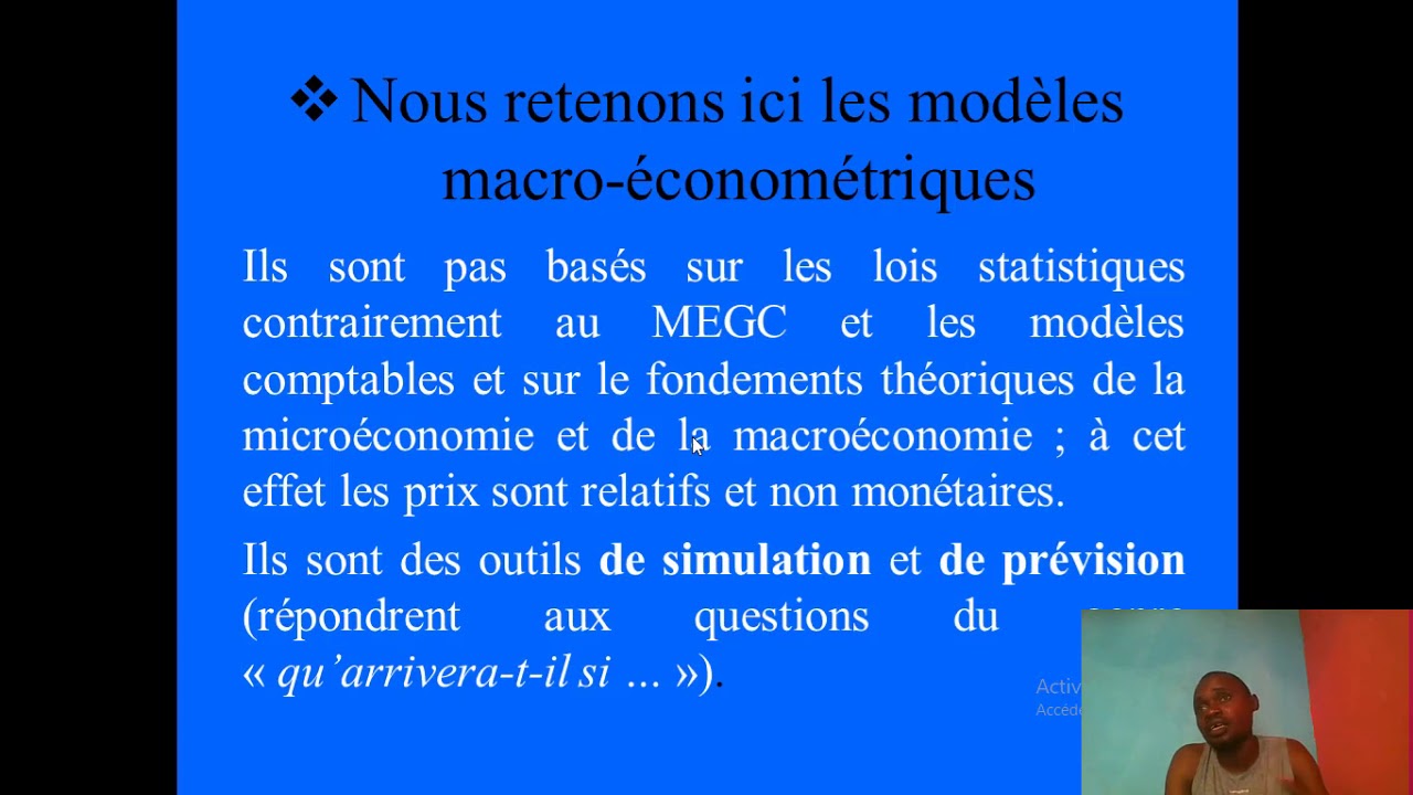 MODELISATION MACROECONOMETRIQUE