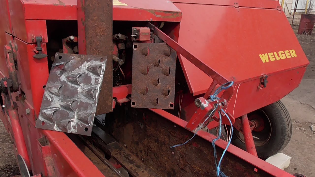 Самодельная ТЕРКА  для пресс подборщика  WELGER AP 41