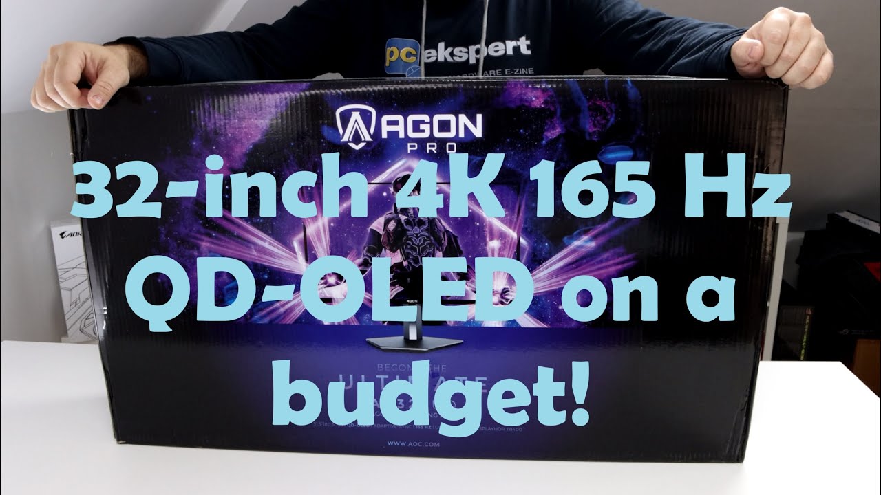 Распаковка, тесты, игры и меню AGON AG326UD