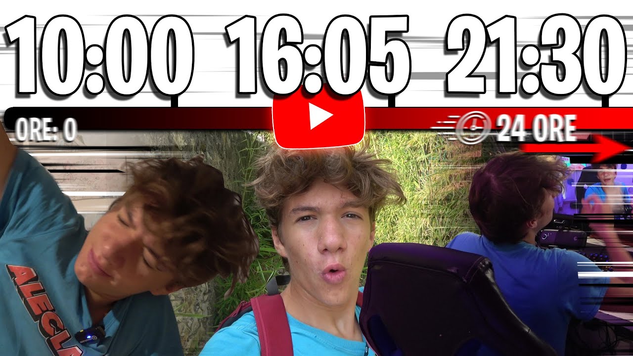 MI REGISTRO per 24 ORE: La vera vita di uno YouTuber