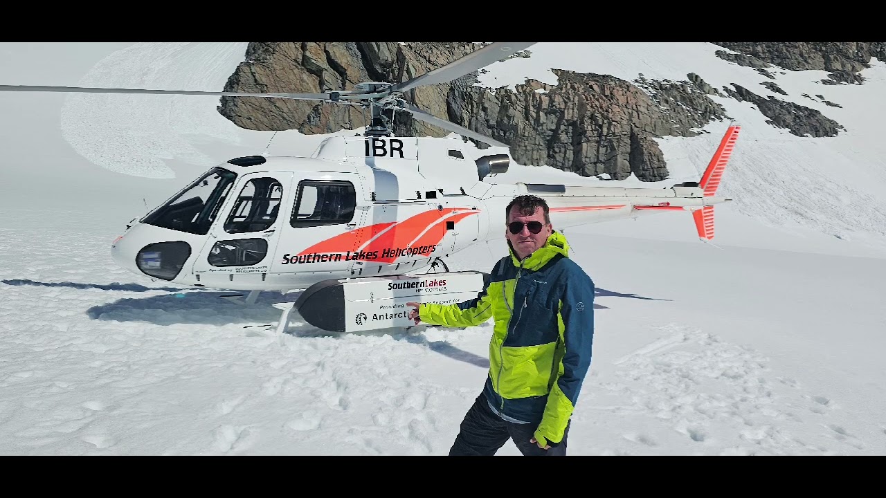 34 - helikoptérou na Tasmánský ledovec