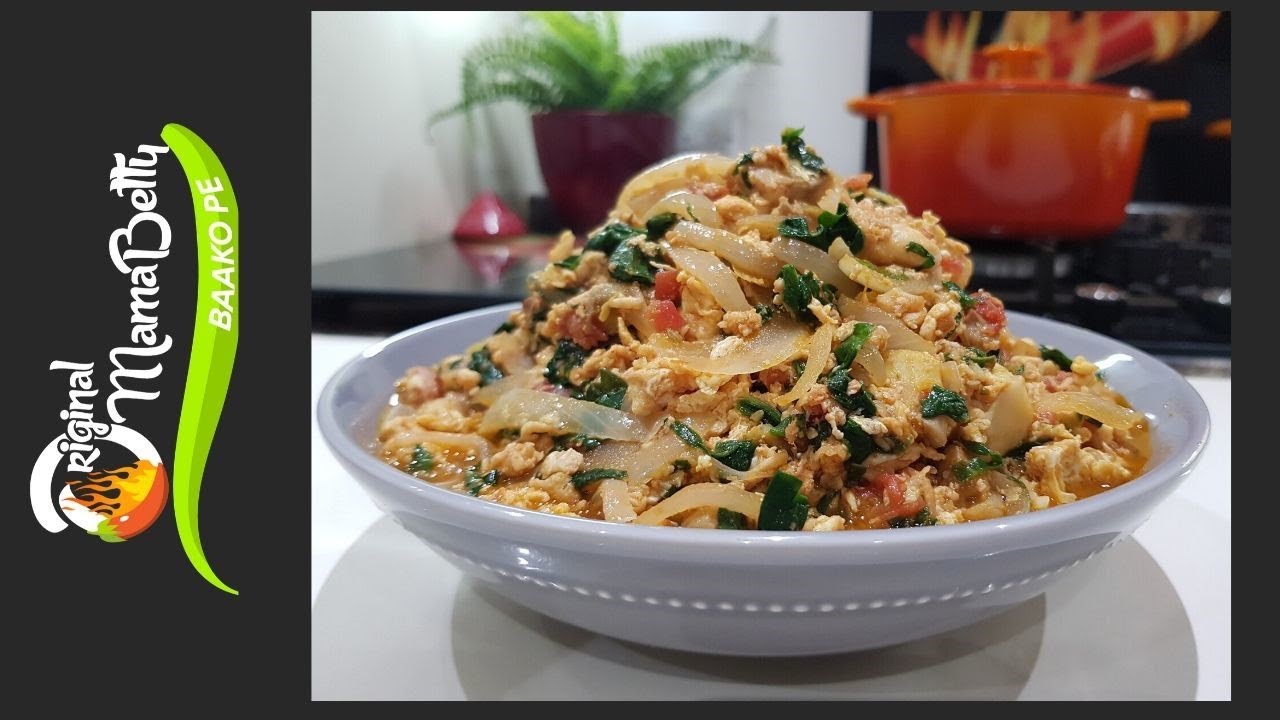 HOW TO PREPARE A TASTY EGG SPINACH STEW