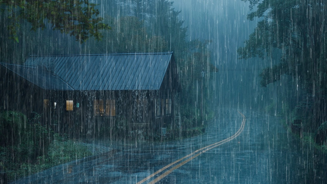 Rain Sounds for Sleeping – Intense Rain & Thunderstorm for Relaxation, Focus, and Deep Rest