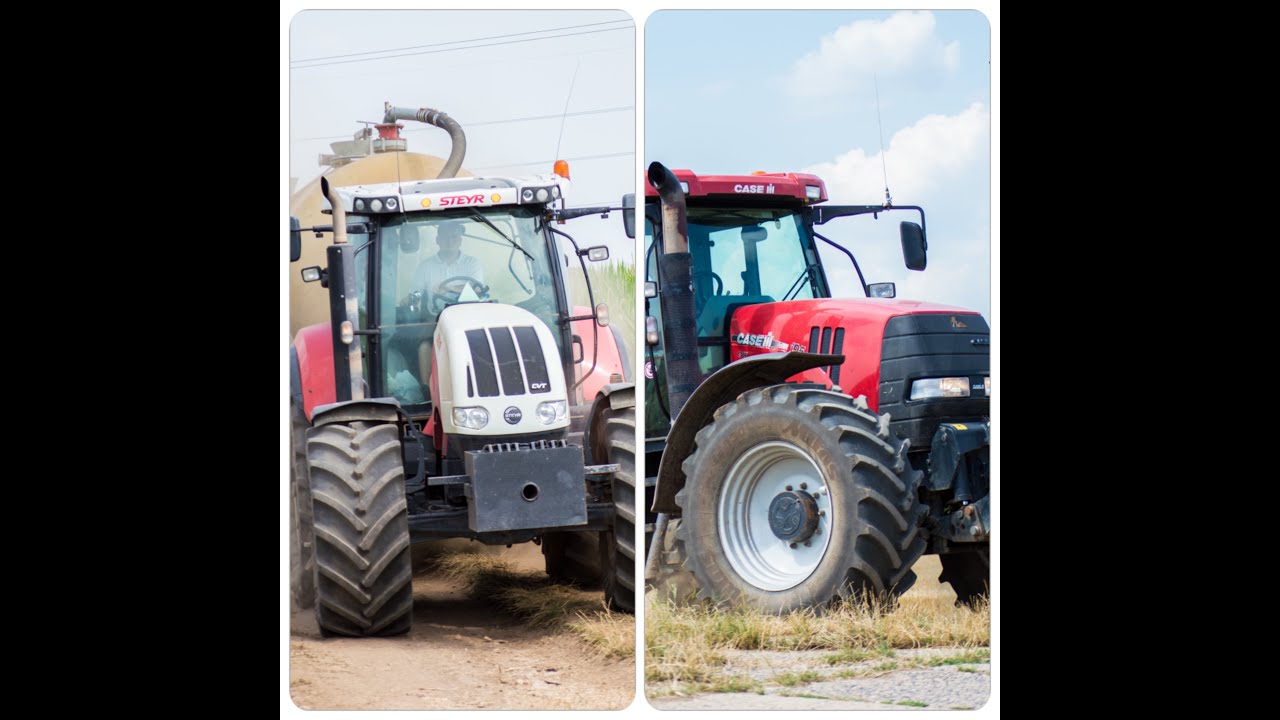 Steyr CVT 6225 & Case ih CVX 195 | !ENGINE SOUNDS! |