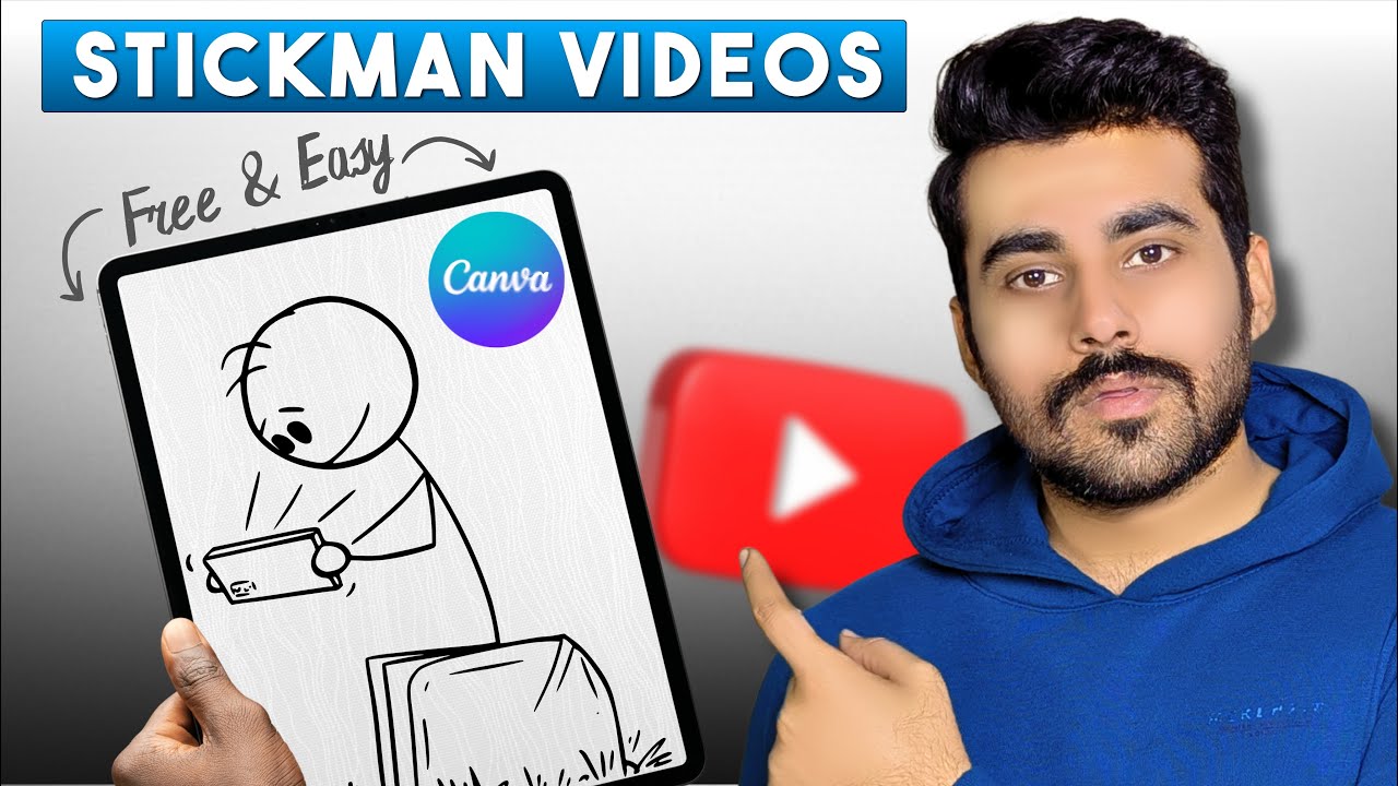 Create Stick Figure Animation in Canva for Free