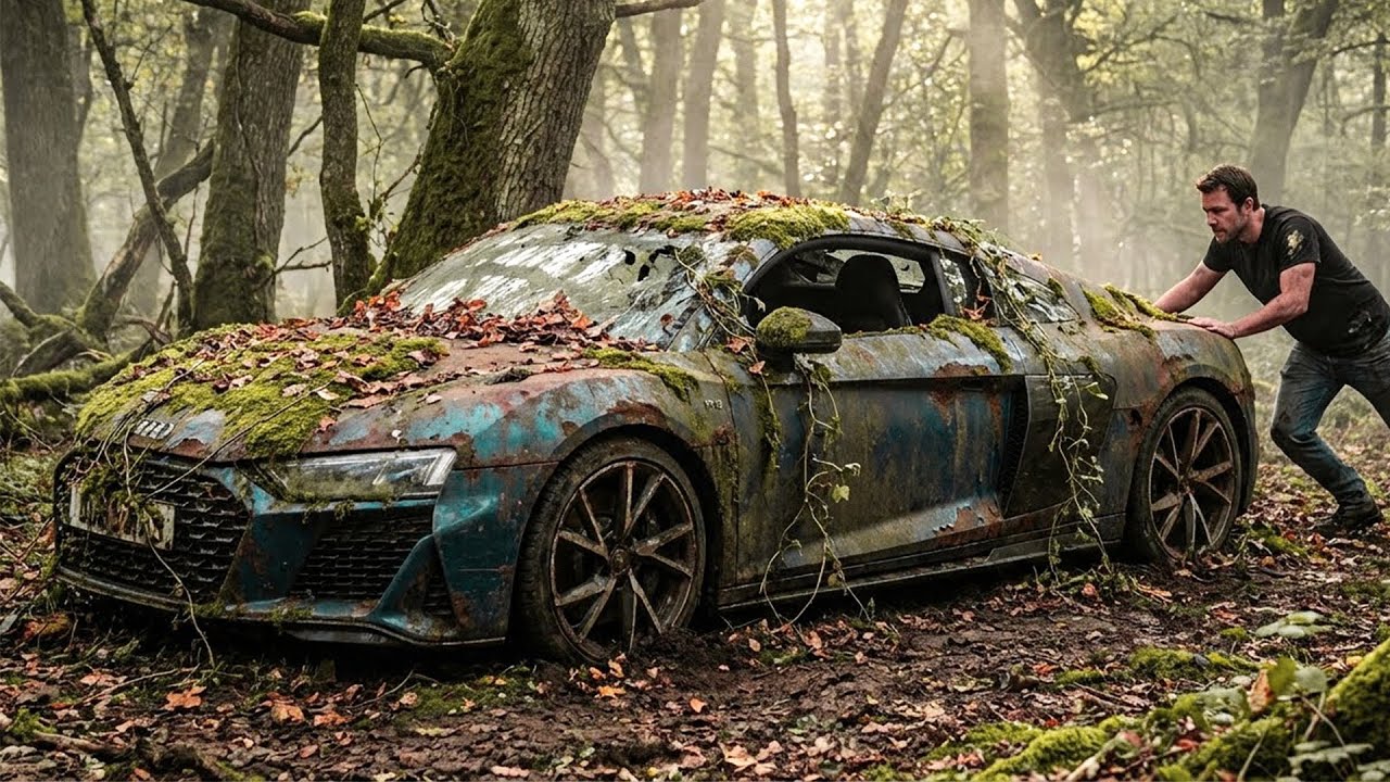 Restoring a $200,000 Audi R8 Found Abandoned in the Forest! (FULL RESTORATION PROCESS)