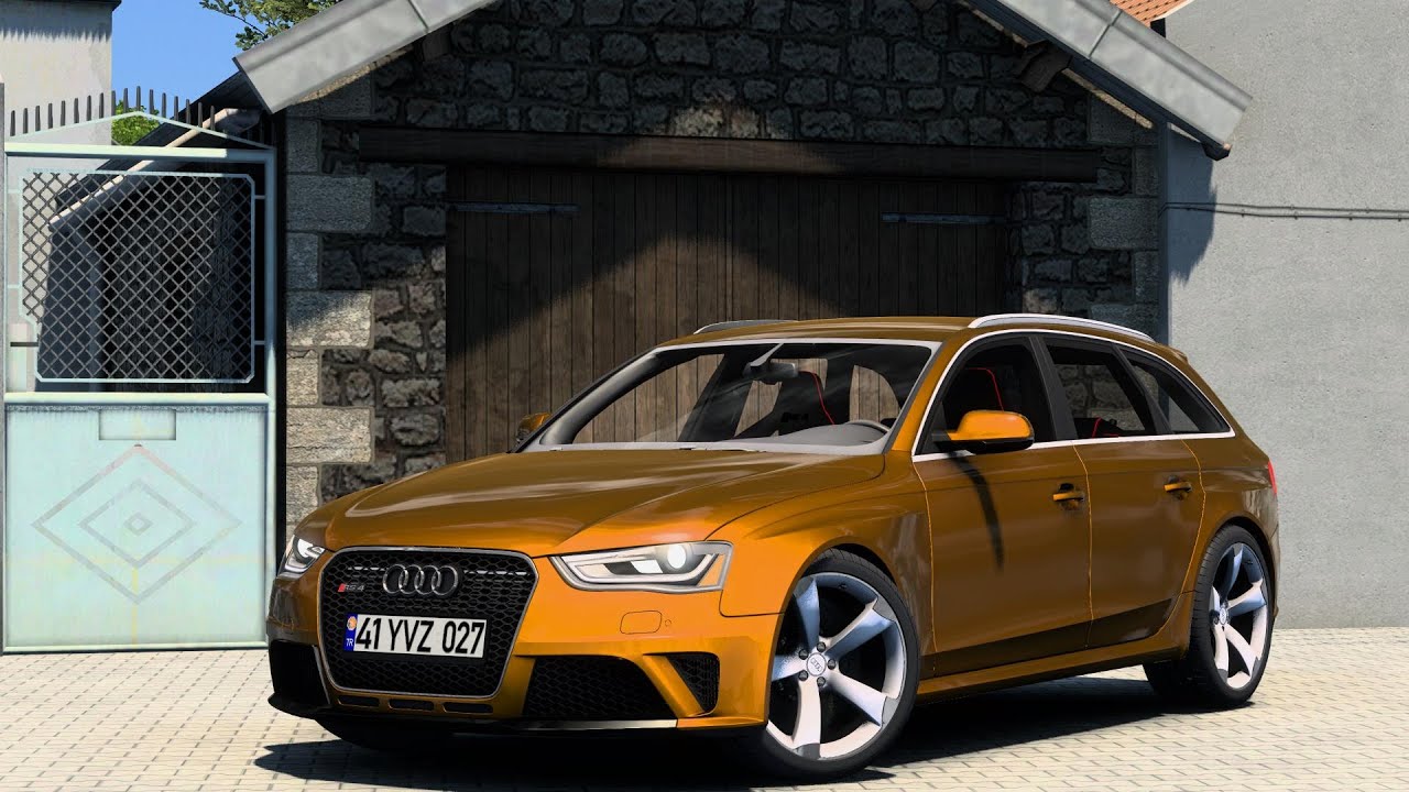 2013 Audi RS4 Avant - ETS2[1.44][Euro Truck Simulator 2]