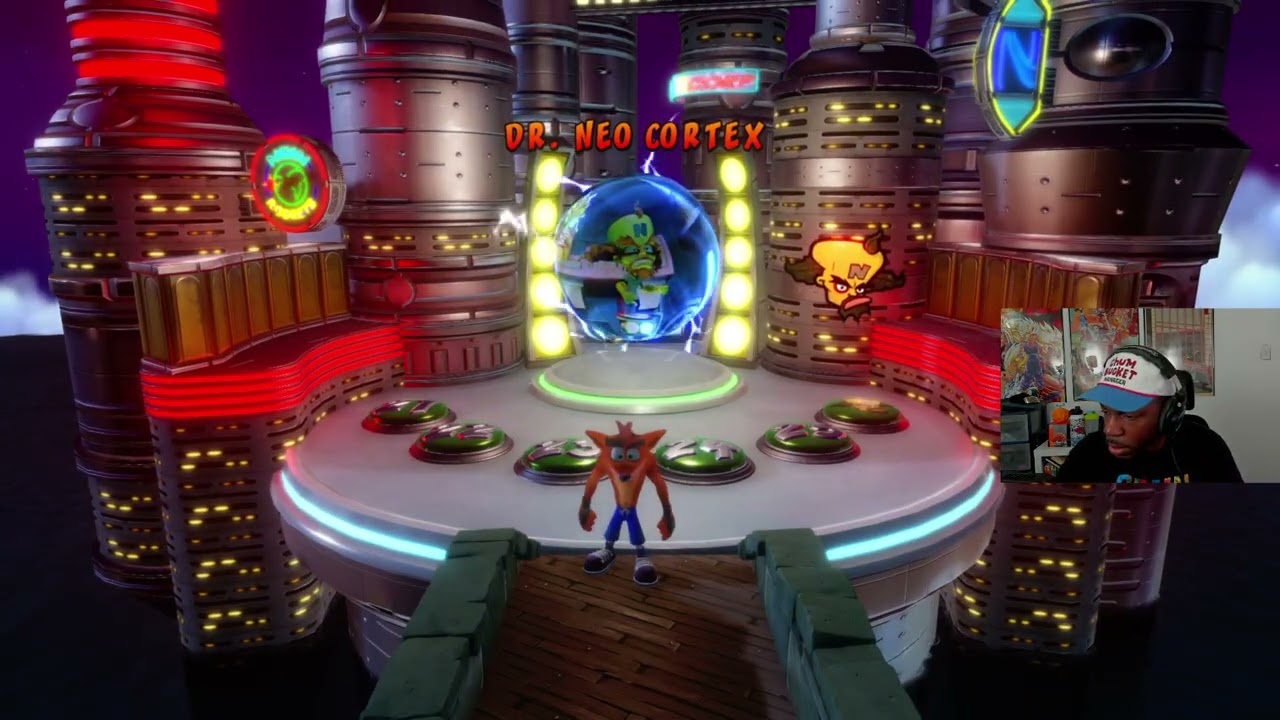 Crash Bandicoot final boss then Crash 4