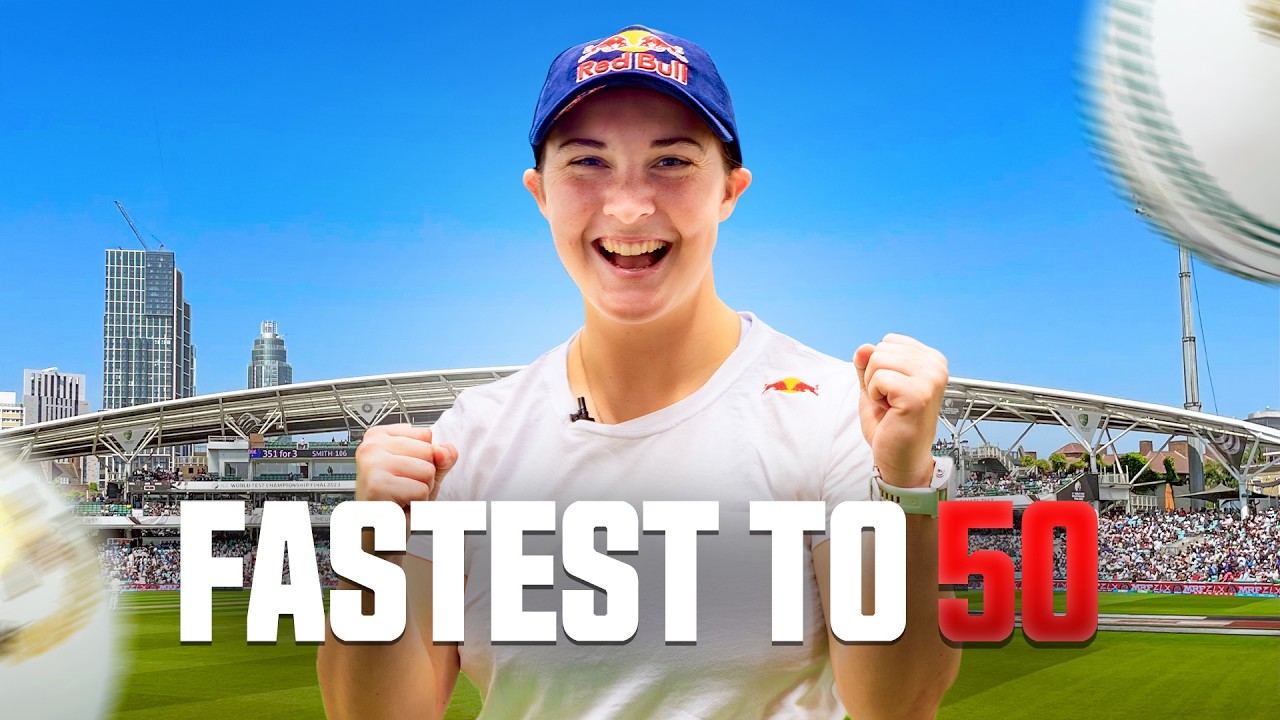 CLUB CRICKETER vs WOMEN'S PRO | Can an ALICE CAPSEY beat Jack at FASTEST TO FIFTY?