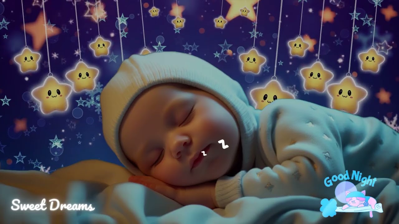 Baby Sleep Music 🎶 Baby Fall Asleep Instantly 🌙 3 Minute Sleep Miracle 💖 Mozart & Brahms Lullabies