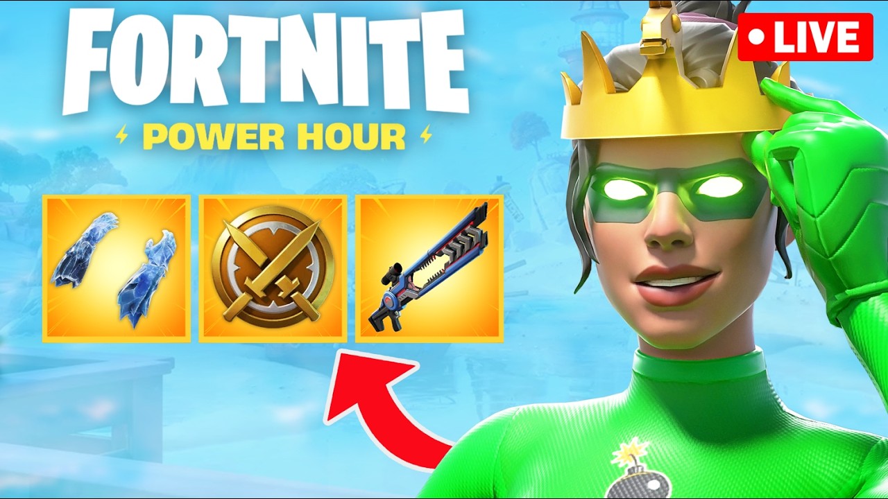 FORTNITE POWER HOUR GAMEPLAY!