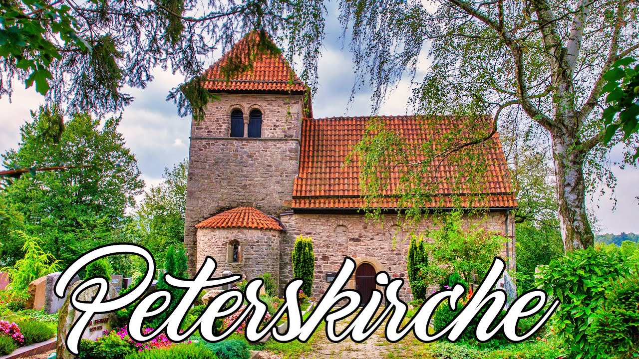 Peterskirche, St. Peter's Church, one of the oldest sacred buildings in Württemberg, DJI Mini 4 Pro