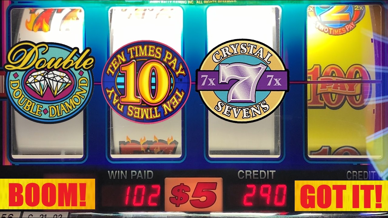 I Hit the 100 PAY! Bonus Frenzy + Triple 10 Times Pay + Crystal Sevens + Double Double Diamond slots