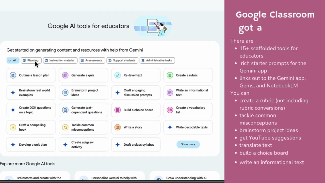 Gemini in Google Classroom