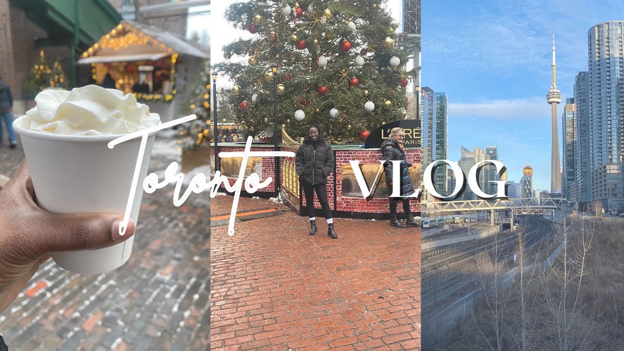 Toronto Vlog 2025 | Shopping, Toronto Christmas Village & more! | Simone Janine