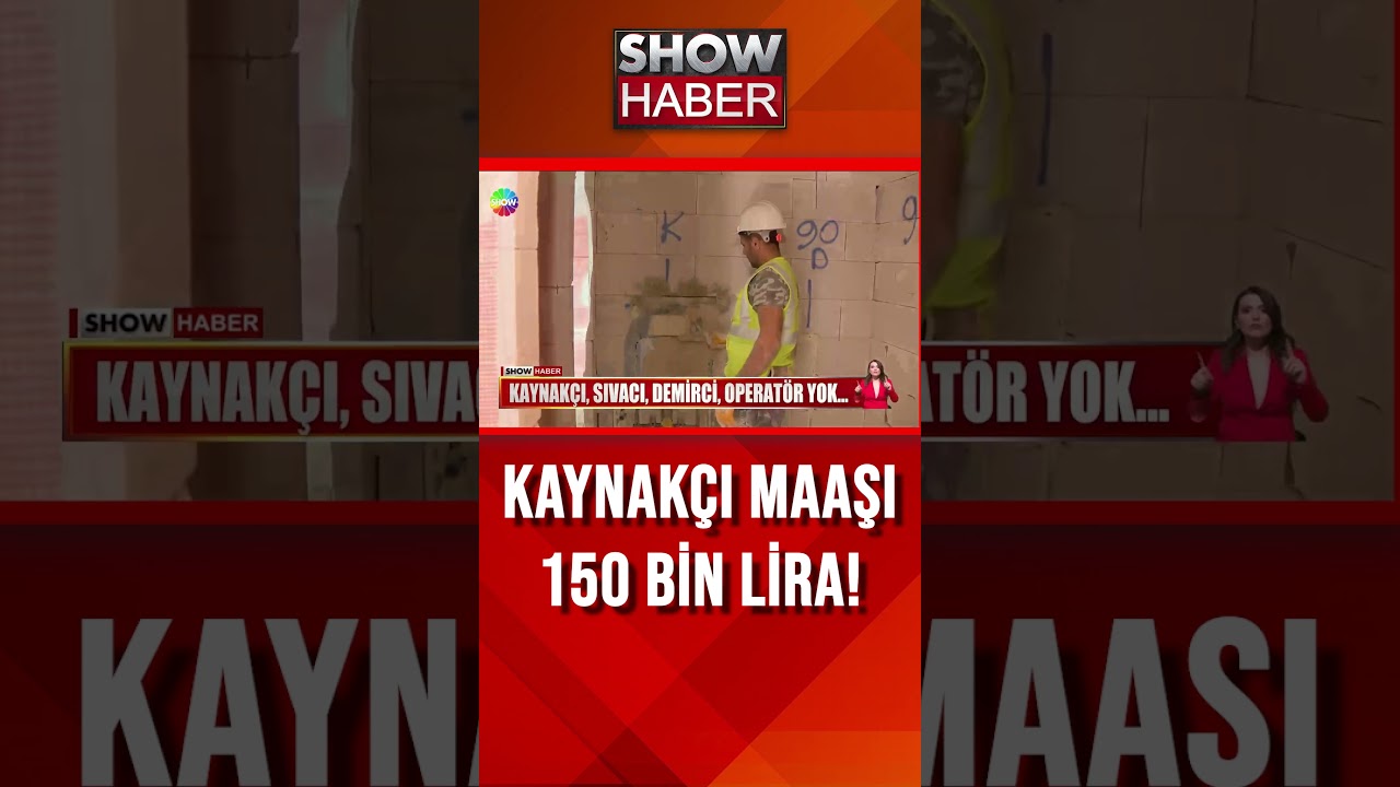 Ara eleman krizi büyüyor! #showanahaber #shorts