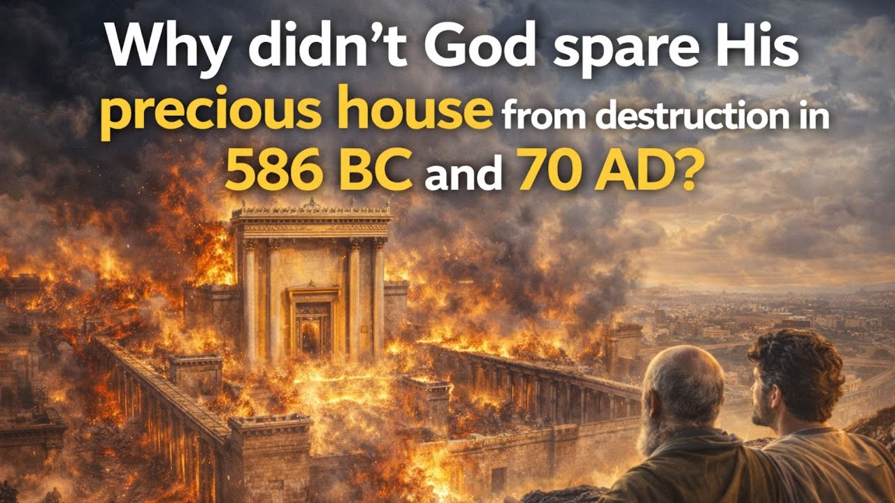Why didn’t God spare His precious house from destruction in 586 BC and 70 AD?