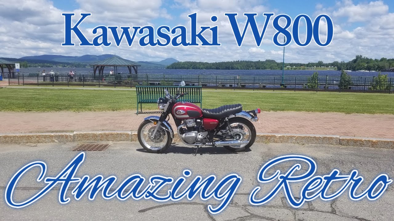 Kawasaki W800 Amazing Retro 4k - если вам нравятся ретро-модели, вам обязательно стоит посмотреть...