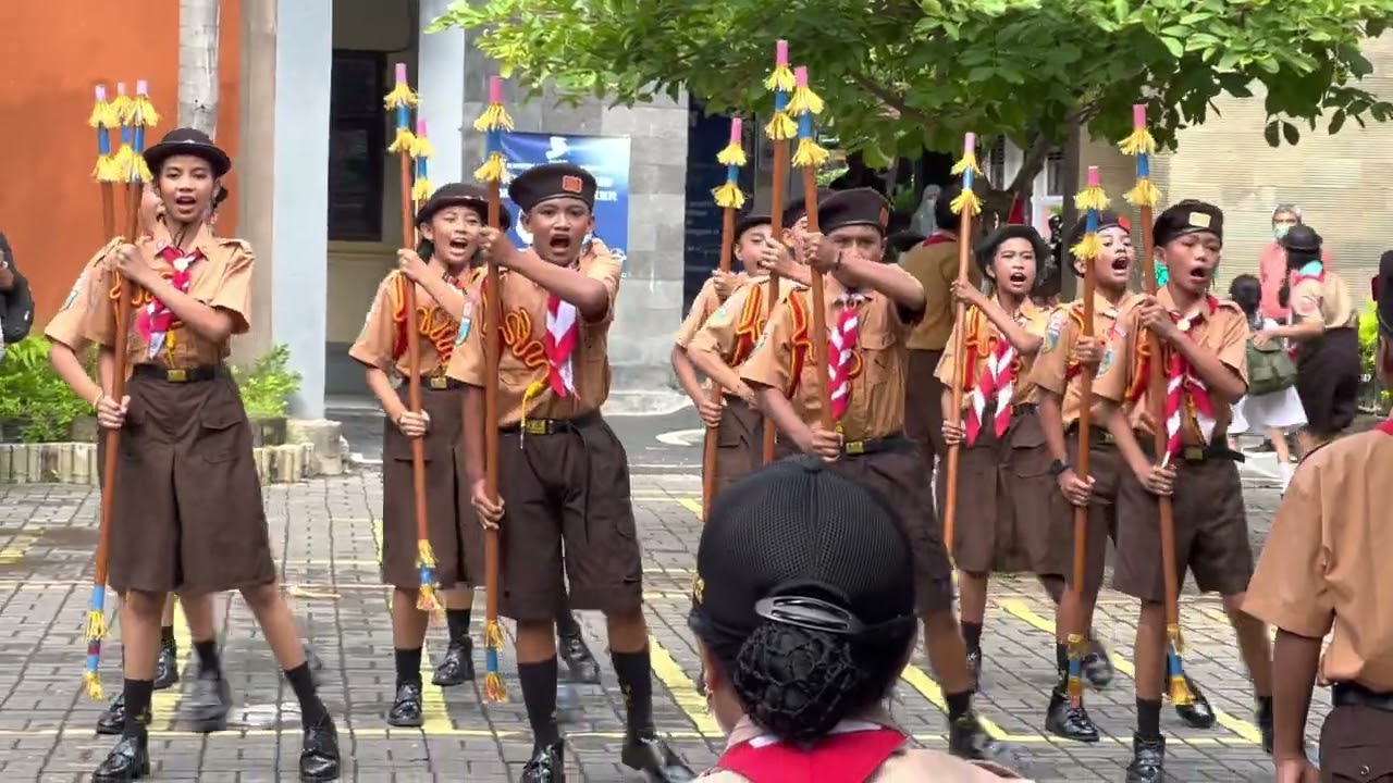 JUARA 1 LKBB TONGKAT SARASGA -  LOMBA SMPK HARAPAN
