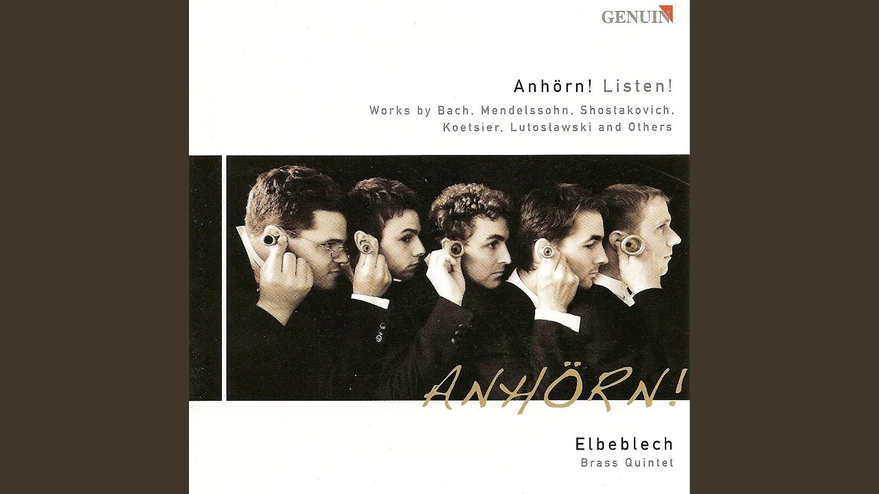 Festive Overture, Op. 96 (arr. for brass quintet)