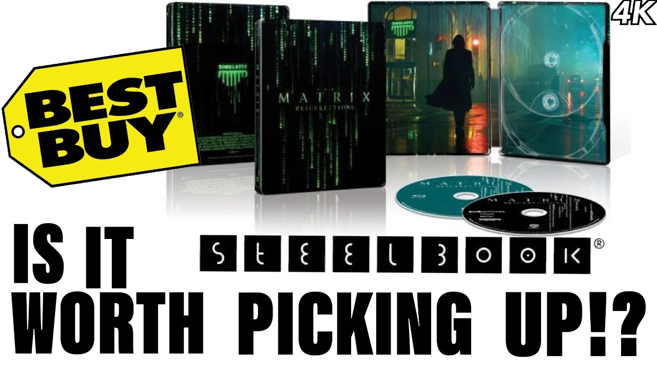 THE MATRIX RESURRECTIONS 4K Best Buy Exclusive (Steelbooks) Unboxing and Review With Commentary
