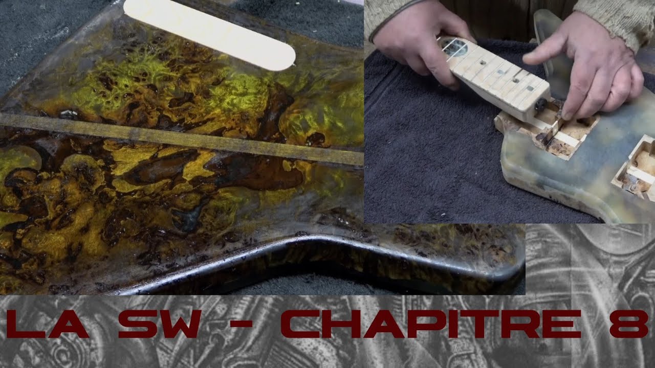 La SW - Ep08 - Teinte et finition d'une guitare type Gibson Explorer