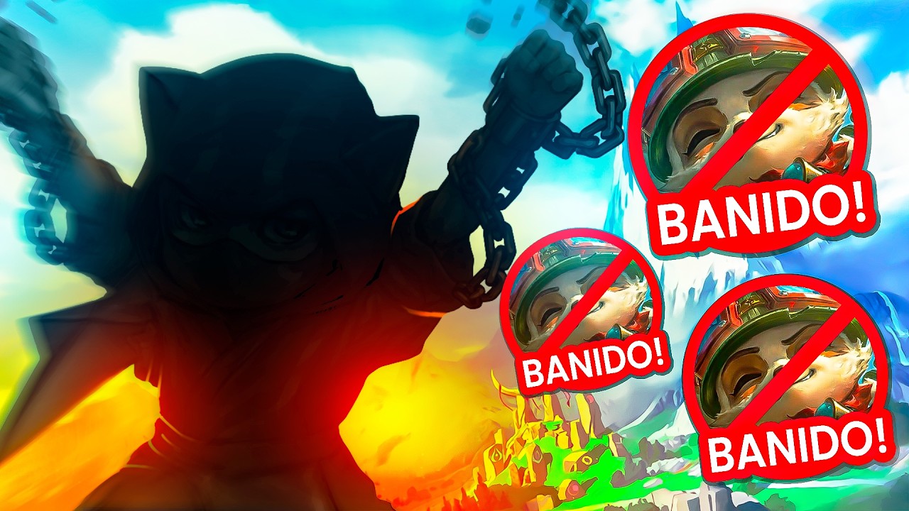 ELES BANIRAM TEEMO E EU JOGUEI COM UM CHAMPION BROKEN DE VERDADE…