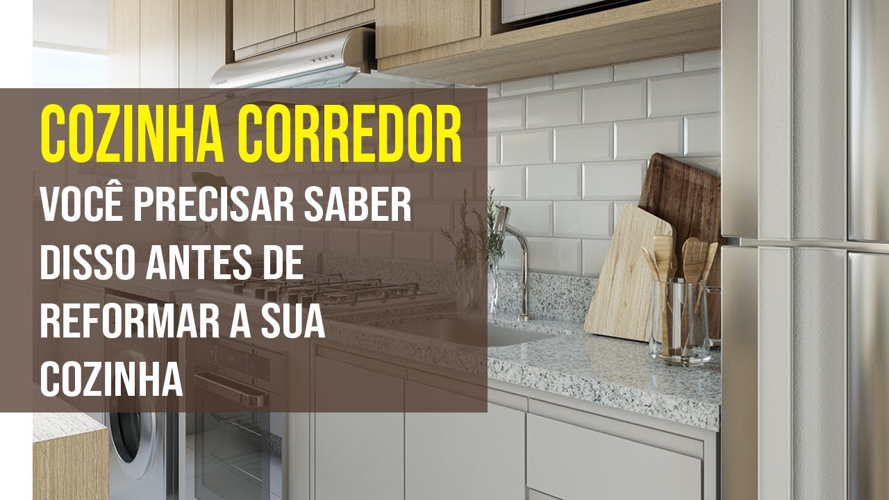 REFORMA TOTAL COZINHA ESTREITA