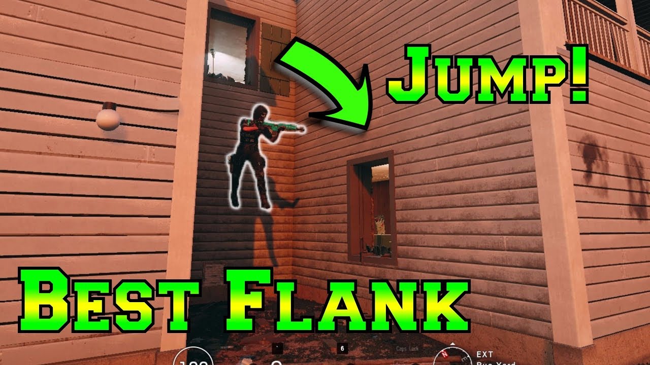 JUMP HERE for AMAZING FLANK - Rainbow Six Siege