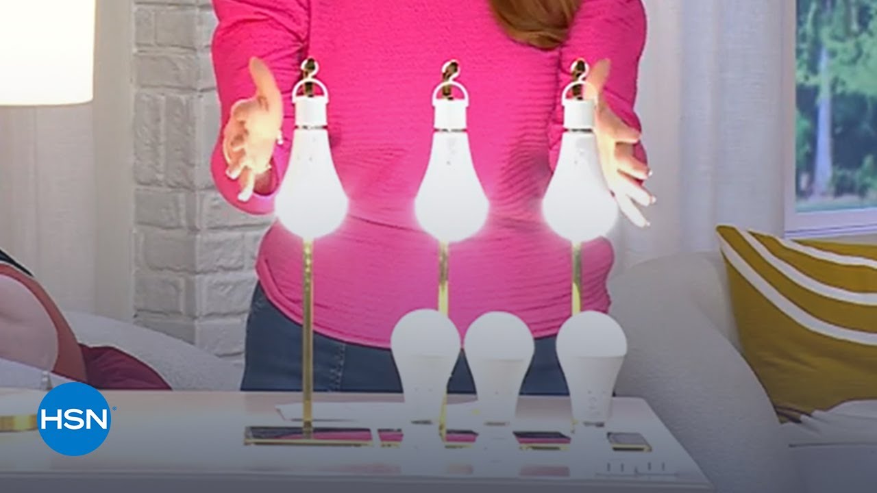 Living Glow 6-pack Multi-Socket Rechargeable LED Bulbs | HSN