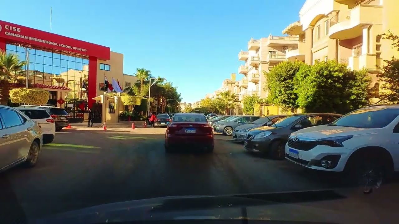 Streets & Traffic of New Cairo, Egypt