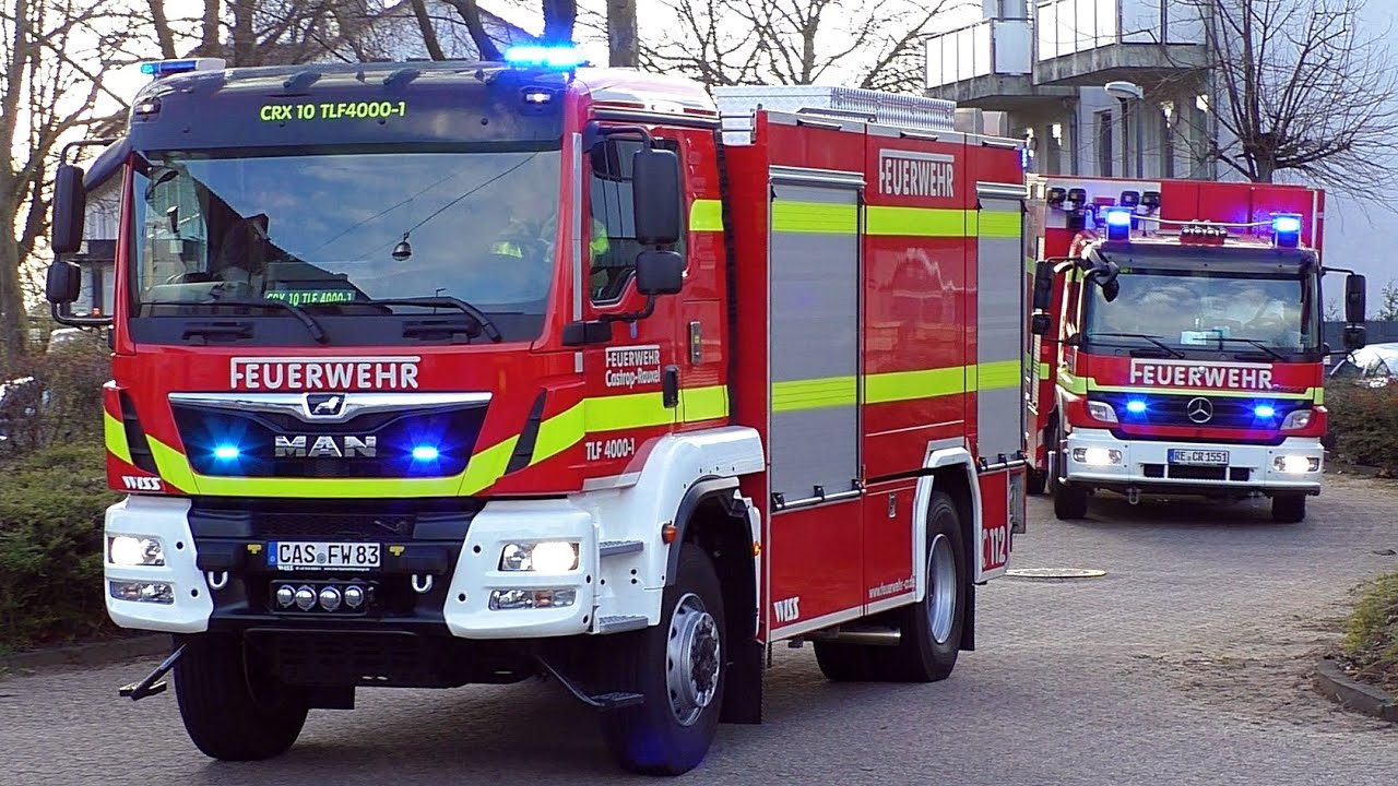[NEUES TLF 4000!] - Einsatzfahrten Feuerwehr und Rettungsdienst Castrop-Rauxel