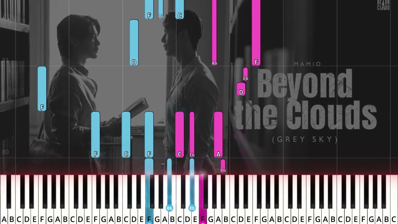 MAMIO - Beyond the Clouds (Grey Sky)  [Piano Tutorial] (Synthesia)