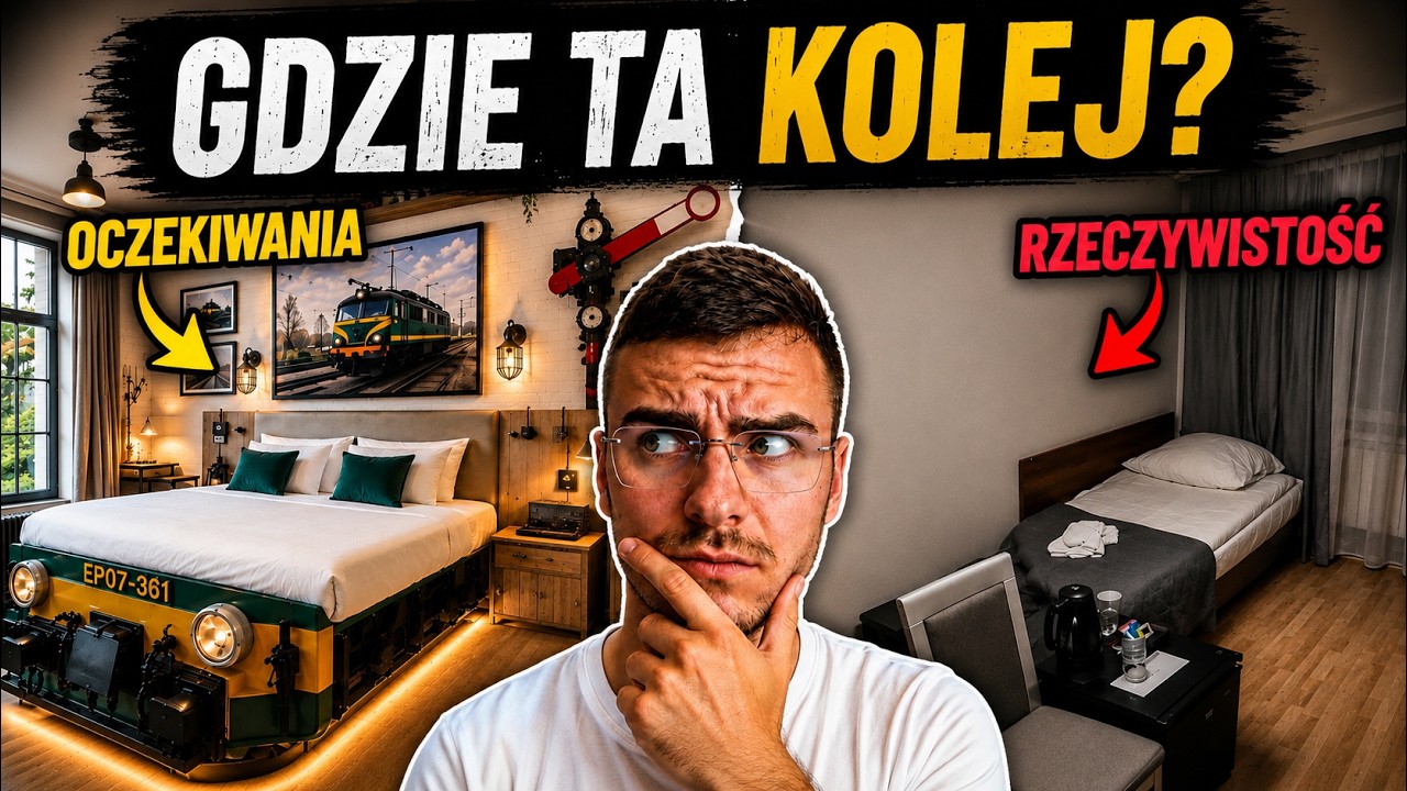 Nocleg w HOTELU od PKP! CZY JEST KOLEJOWO?