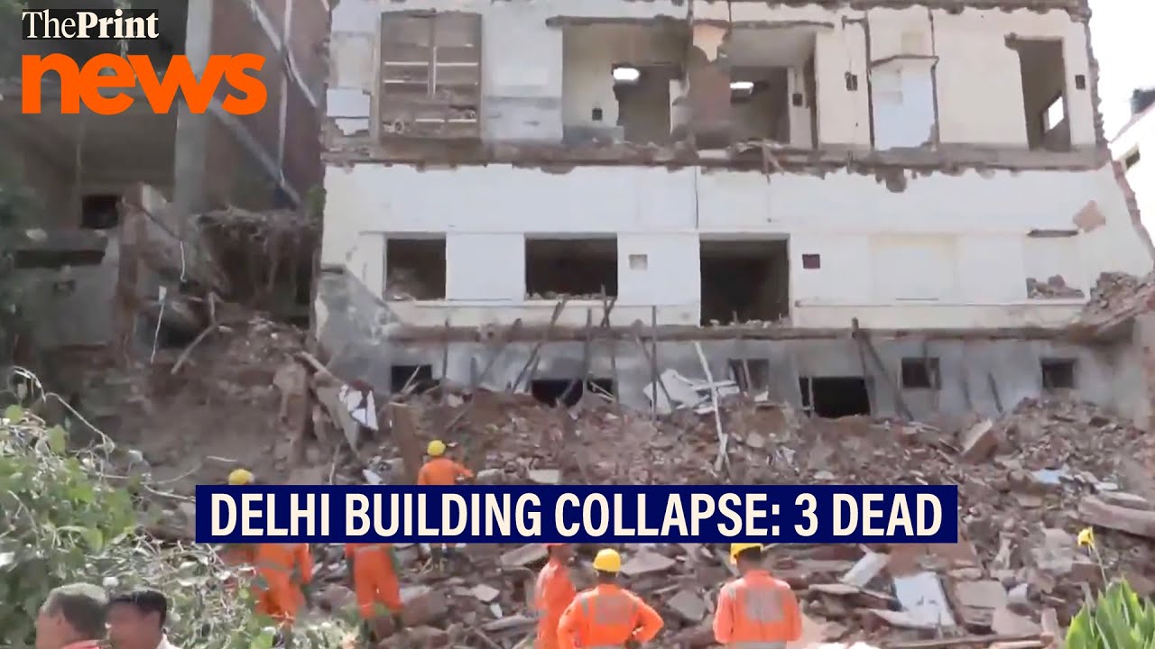Building collapses in Daryaganj, Delhi: 3 dead, NDRF's search & rescue operation underway