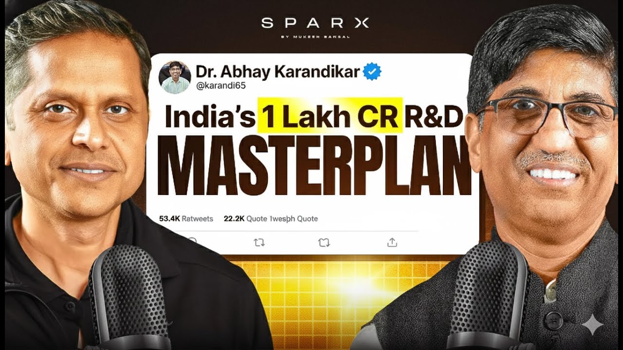 Inside India’s ₹1Lakh Cr R&D Fund to Boost Science & Deep Tech | SparX