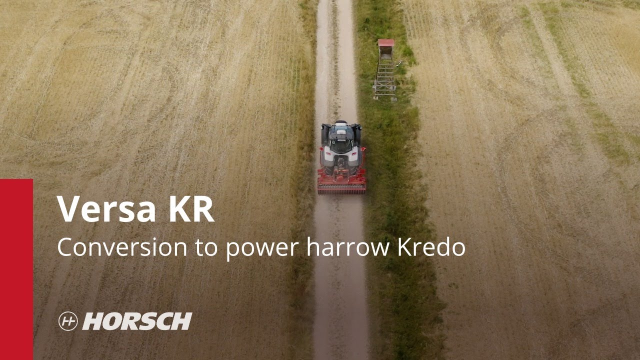 HORSCH Versa KR - Conversion to power harrow Kredo