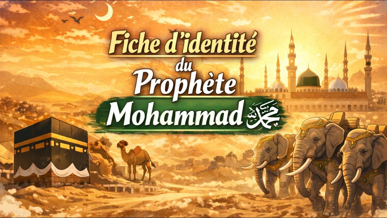 La fiche d’identité du Prophète Mohammad ﷺ 💚