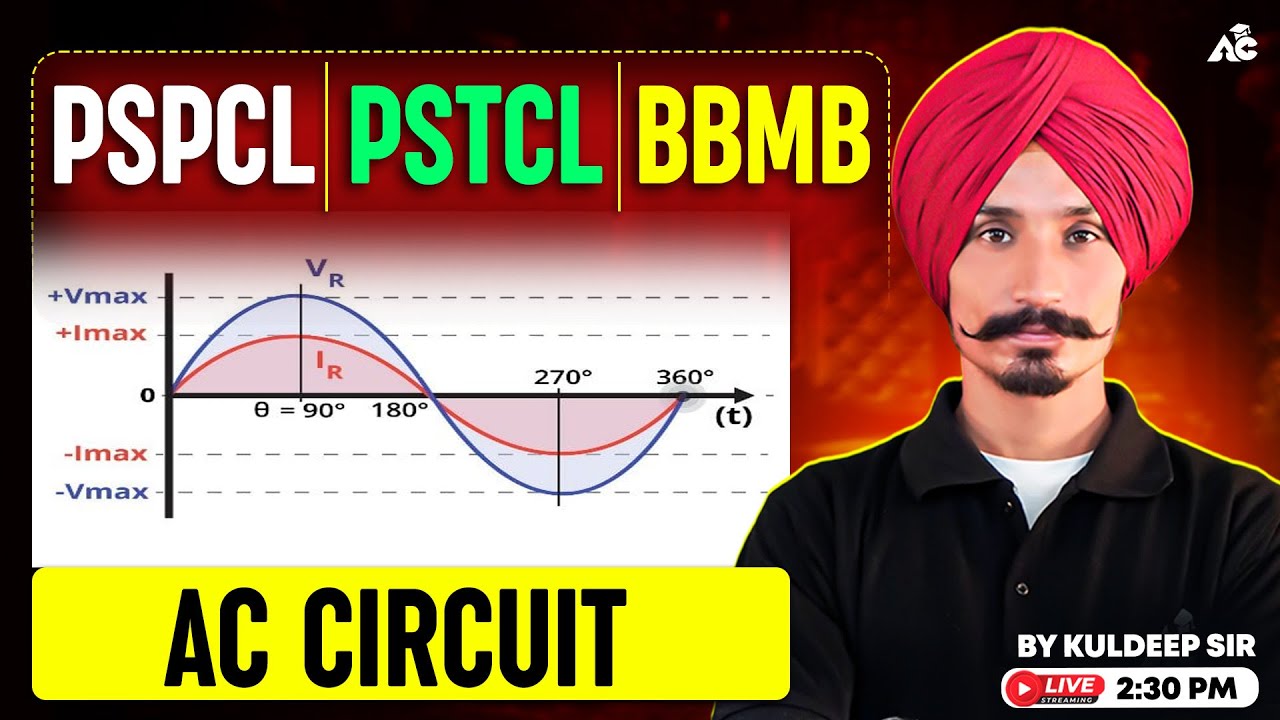 AC CIRCUIT Complete Concept 🔥 | PSPCL • PSTCL • BBMB | By Kuldeep Sir