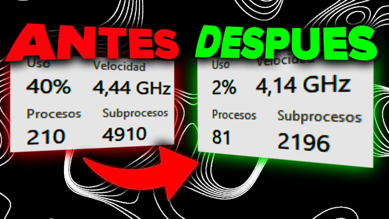 ¡EL SECRETO para REDUCIR LOS PROCESOS de WINDOWS y MAXIMIZAR SU RENDIMIENTO! (+500 FPS) 🔥📈
