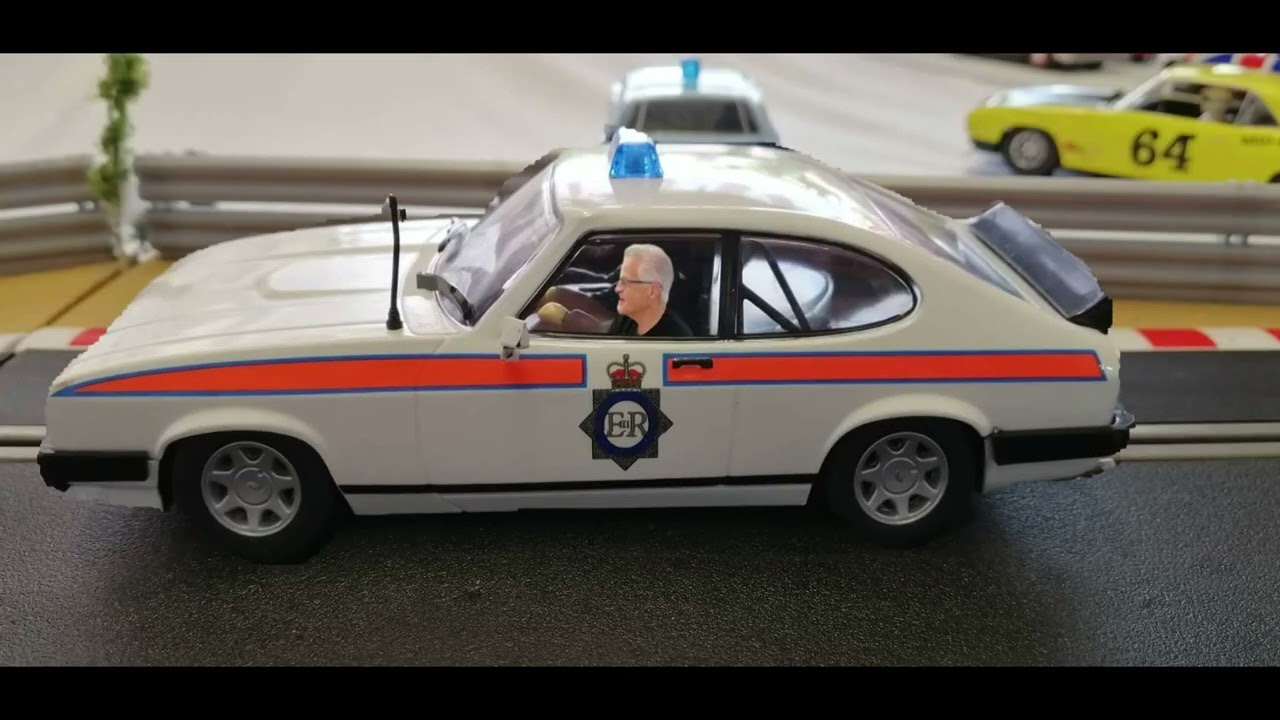 Noel in capri testing for Scalextric day 2022