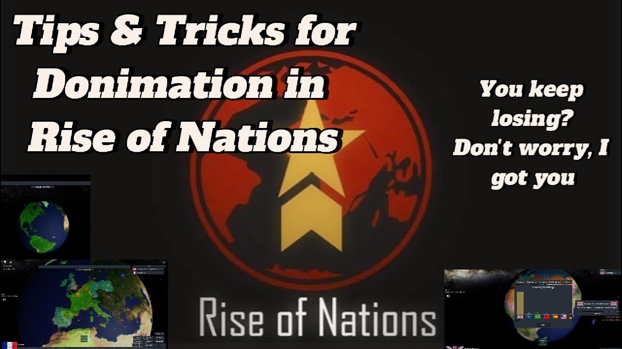 Tips & Tricks for domination in Rise of Nations