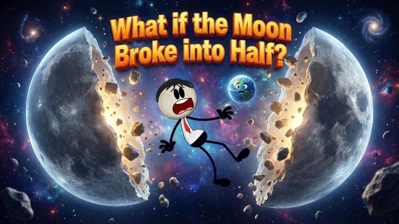 What if the Moon Broke into Half? + more videos | #aumsum #kids #whatif