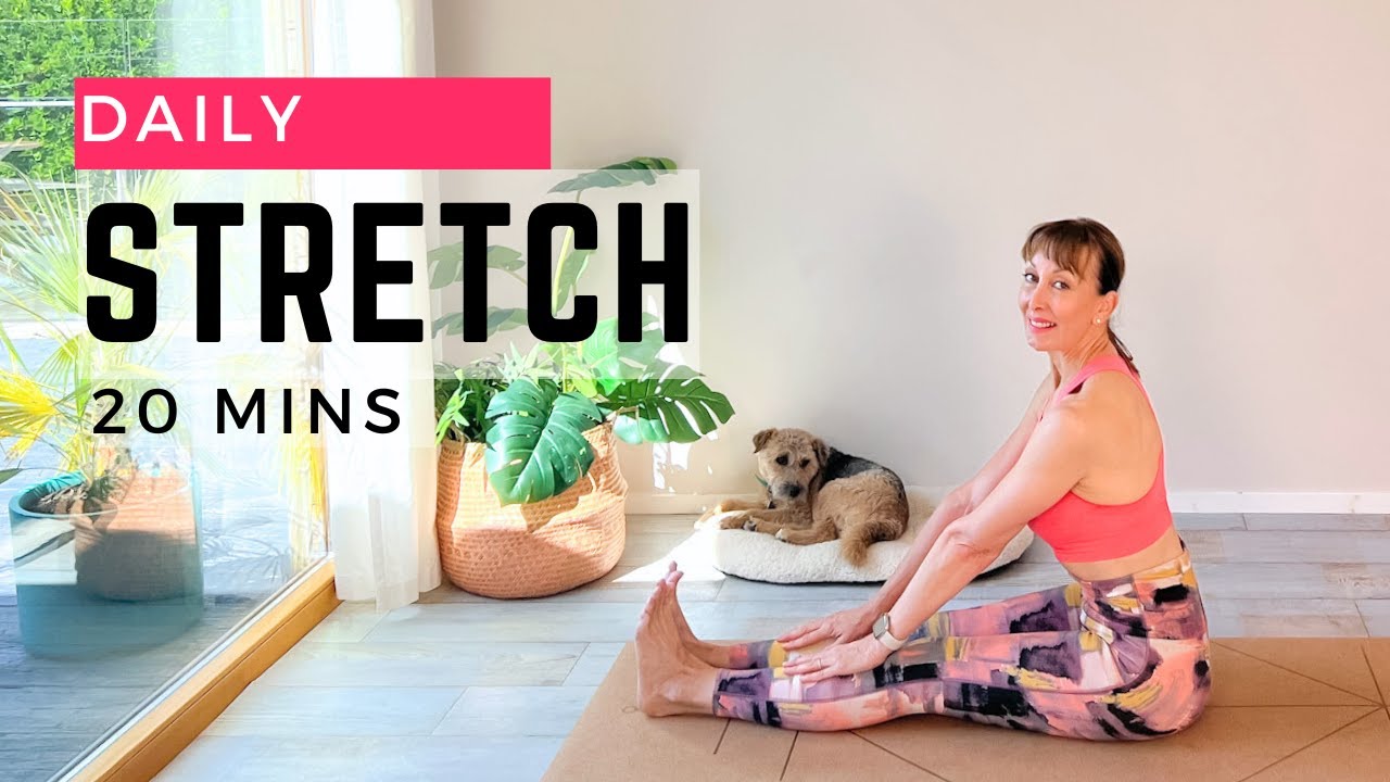 20 Min DAILY STRETCH | Full Body Pilates for Tight Muscles and to Improve Mobility and Flexibility