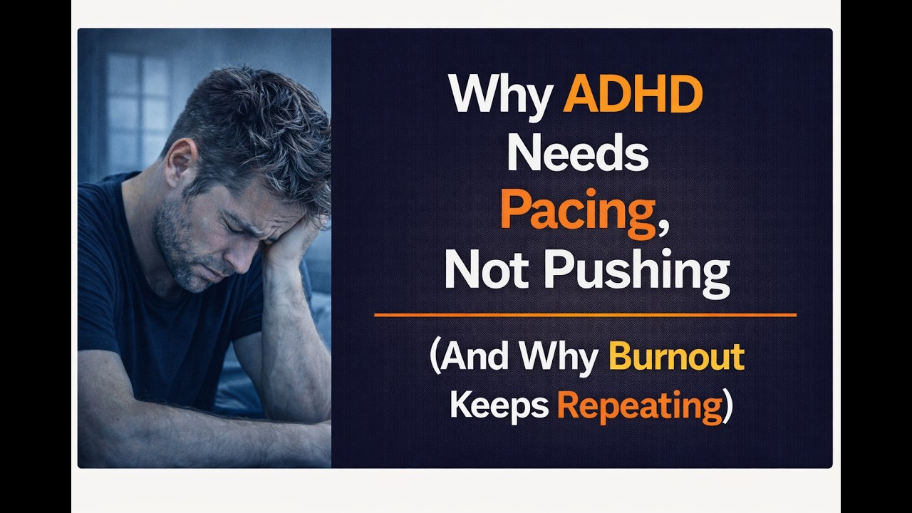 Why ADHD Needs Pacing, Not Pushing (And Why Burnout Keeps Repeating)