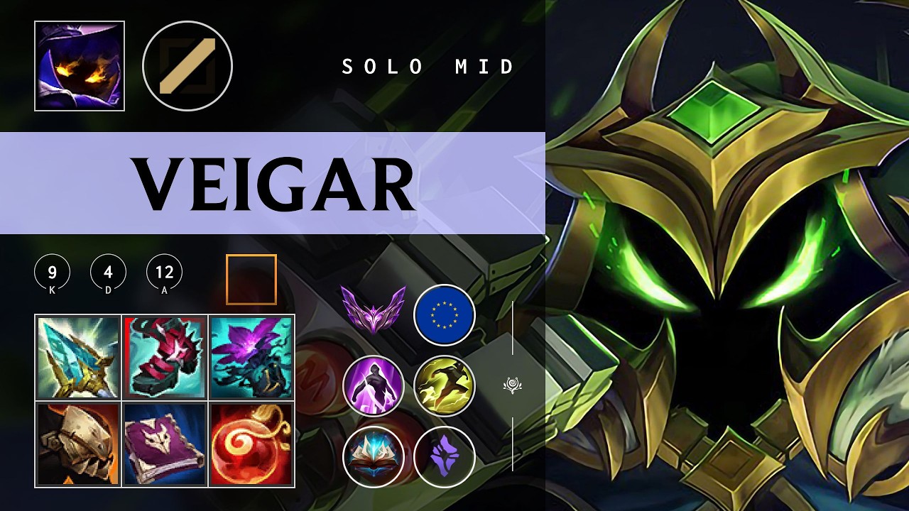 Veigar Mid vs Malphite - EUW Master Patch 26.03