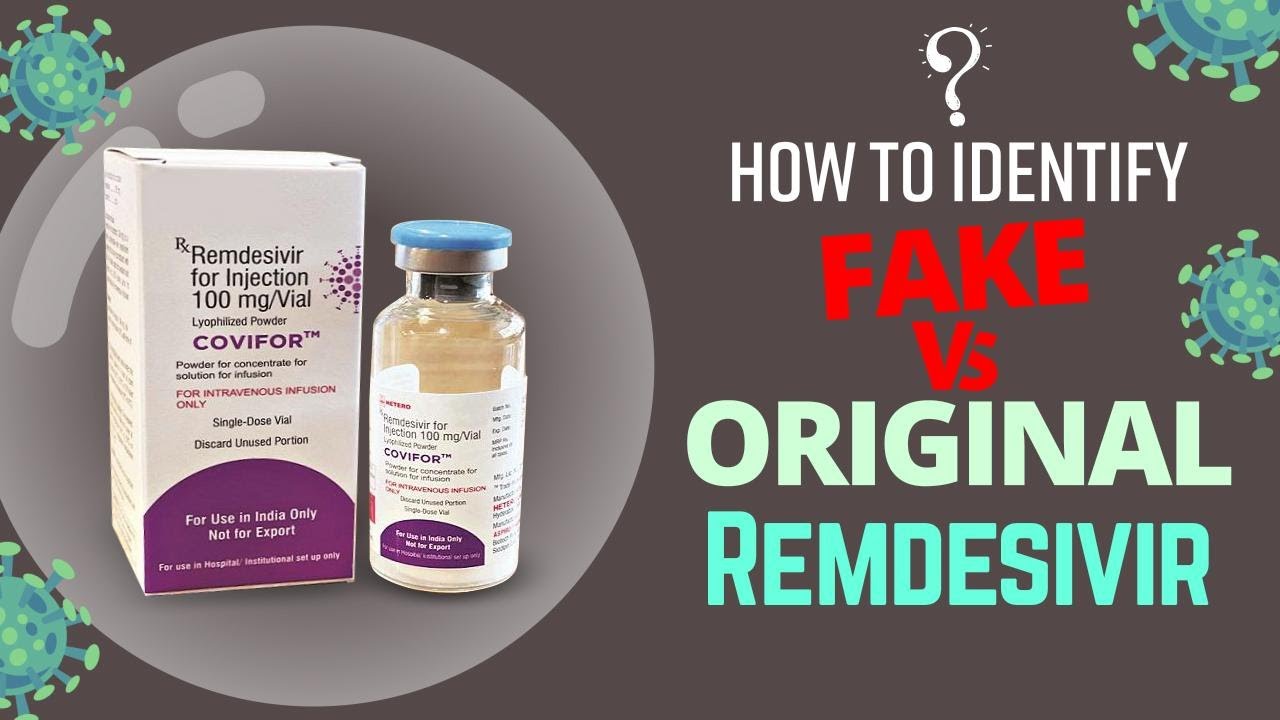Remdesivir Injection : How to Identify Between Fake vs Original | Watch Video to Know