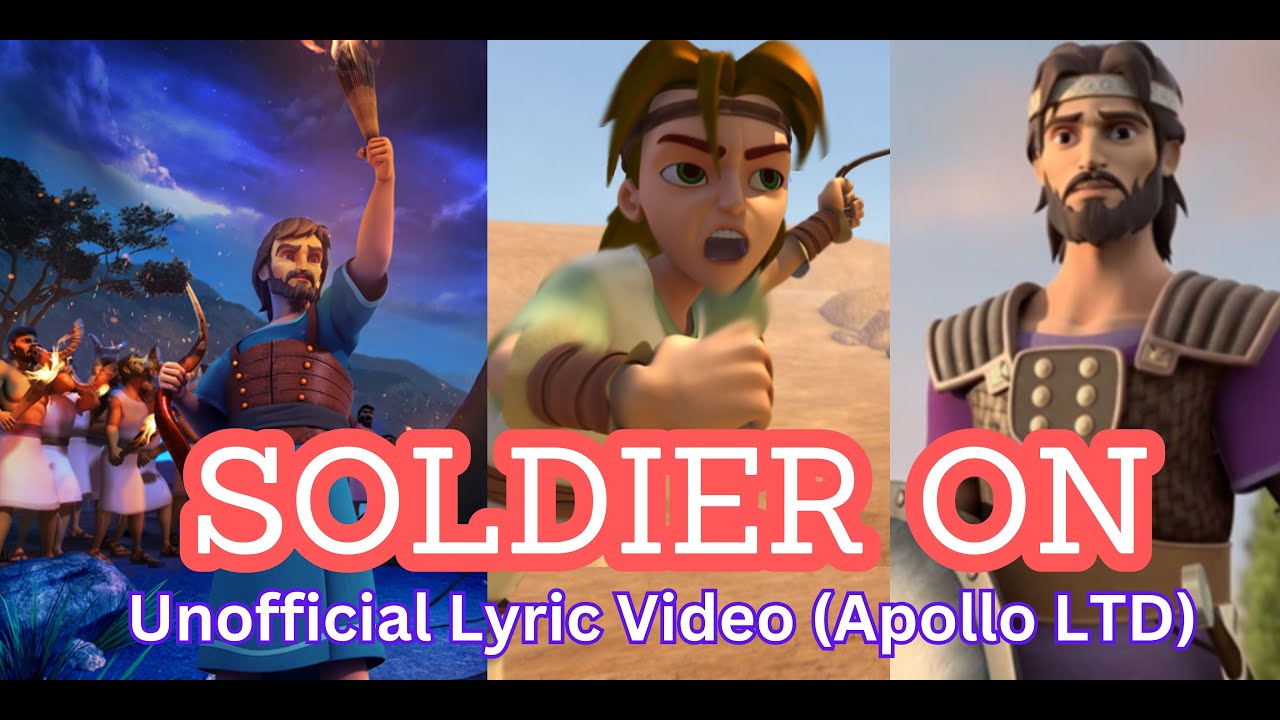 SOLDIER ON-APOLLO LTD-LYRIC VIDEO-Kids Worship Music