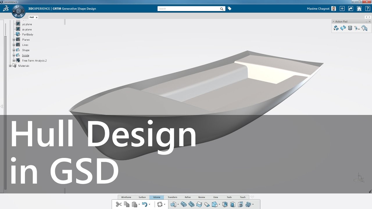 How to create a hull in Generative Shape Design