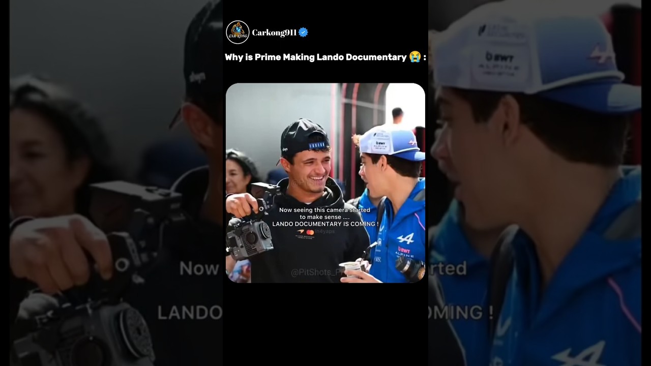 Why is Amazon Prime is Making Lando's Documentary 😭✌️ #shorts #f1 #f1shorts #formula1